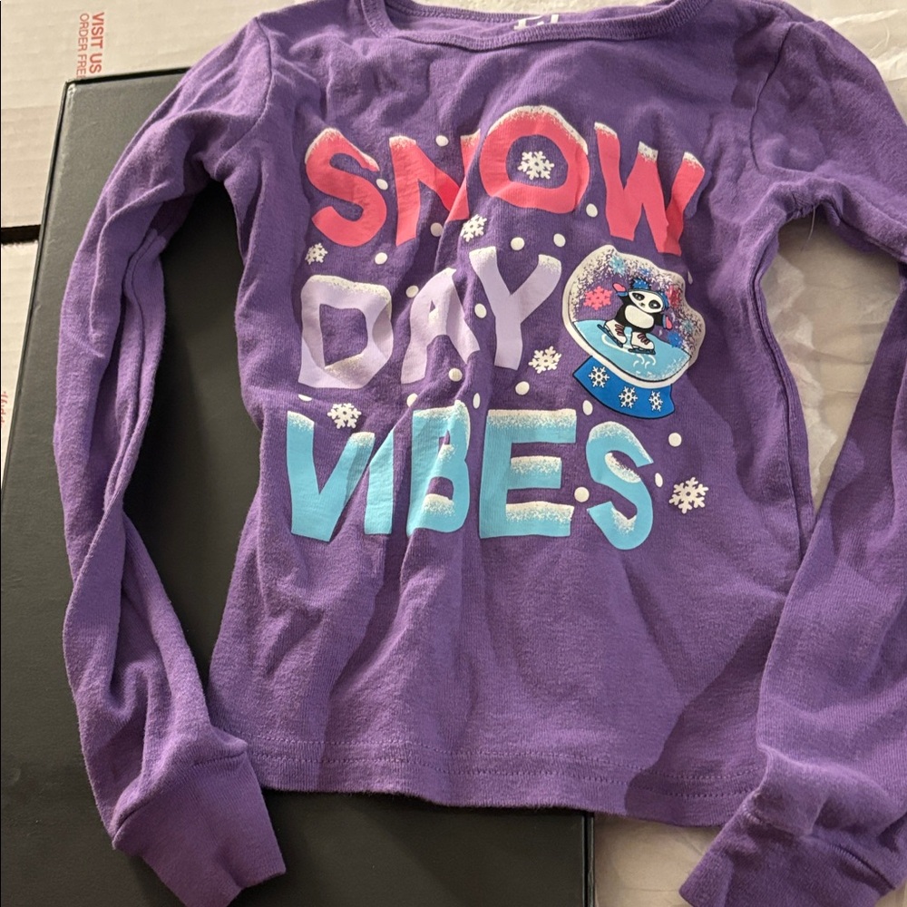 Place Purple Long Sleeve sleep Shirt 4